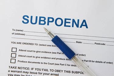 cdac e subpoena.